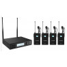 Set 4 lavaliere wireless UHF Audibax AWM 402