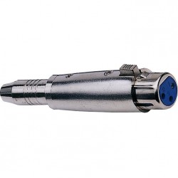 Set 2 bucati adaptor XLR mama-Jack 6,3 mm mama, JB Systems 1316