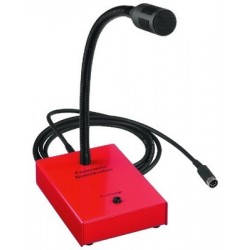 Microfon de pupitru pentru anunturi de urgenta Monacor MEVAC-1FT