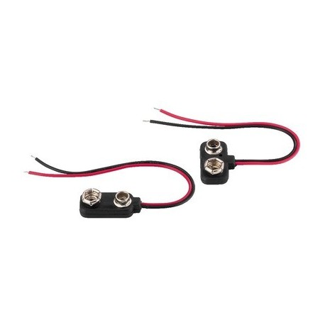 Fire conectare baterie 9V Monacor BS-6I