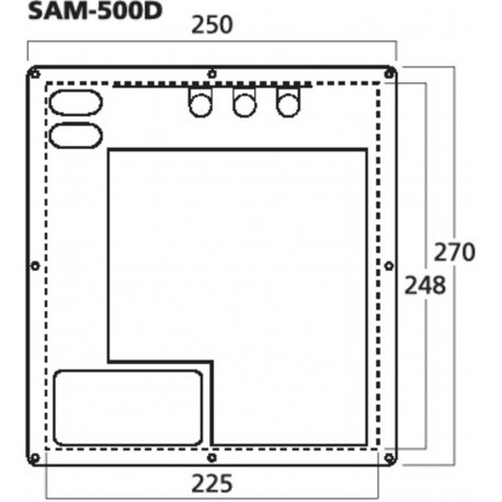 Modul amplificare subwoofer Monacor SAM-500D