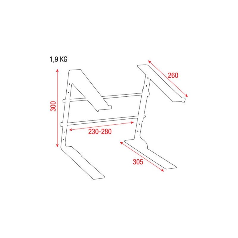 Stand laptop DAP Audio D8370