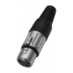 Conector XLR mama,  4 poli Stage Line XLR-804/J