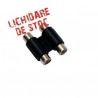 Adaptor 2 RCA mama la 2 RCA mama Blue Tech CG-2373