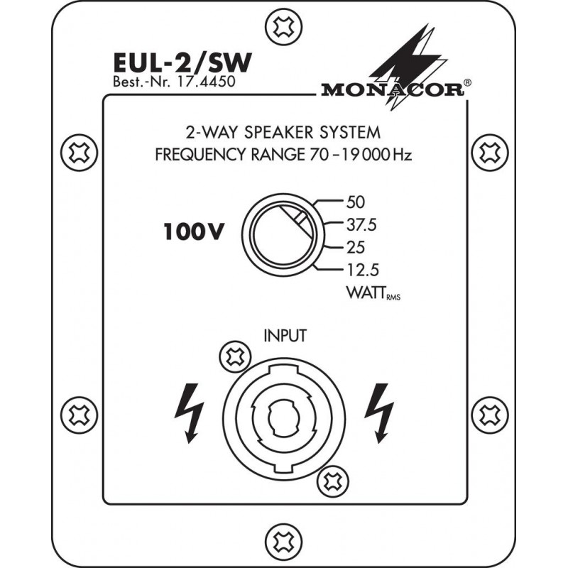 Boxa 100V Monacor EUL-2