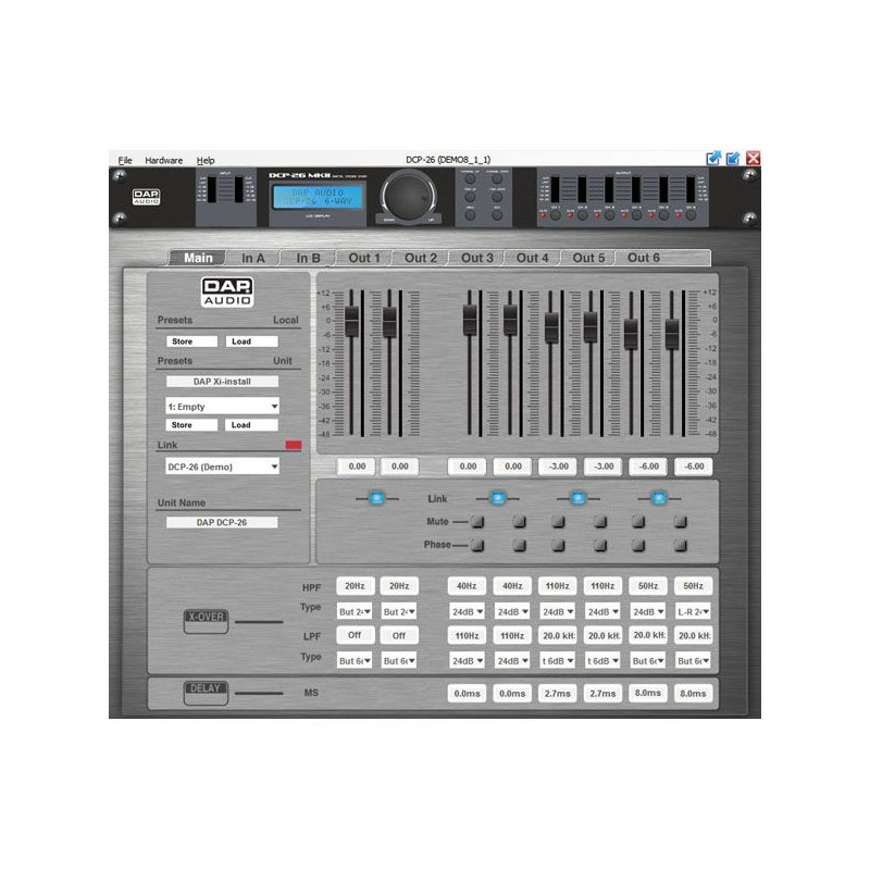 Crossover digital DAP Audio DCP-26 MKII