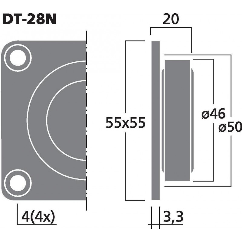 Tweeter Monacor DT-28N